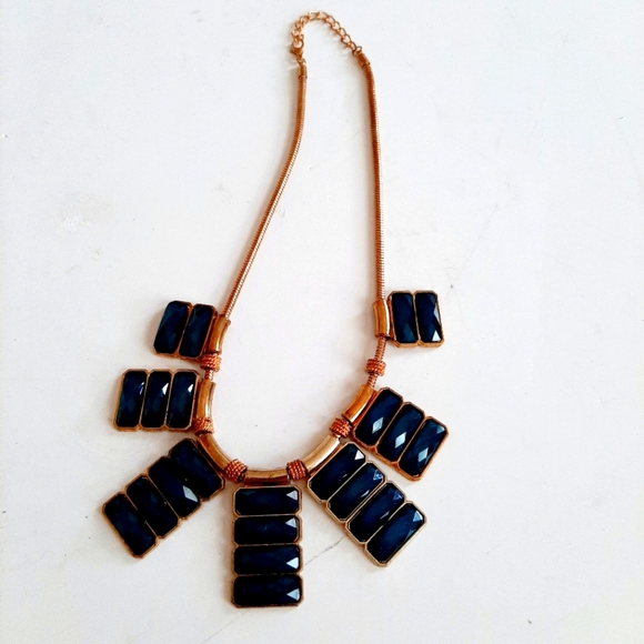 💚FINAL SALE💚 3 For $25 Sparkly Blue Stone Necklace - Picture 2 of 4